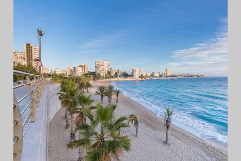 Playa Albufereta. Espectaculares Vistas Al Mar. Alicante Exterior foto